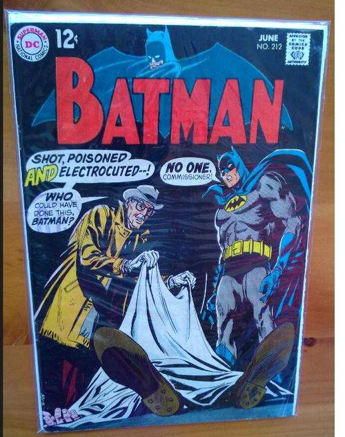 Batman issue #212 (1969). Silver age comic. Last 12c issue.