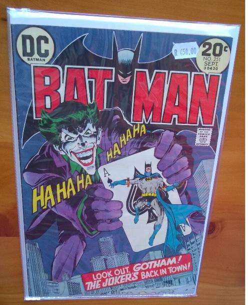 Batman issue #251 (1973). Neal Adams cover/art. Joker cover story.