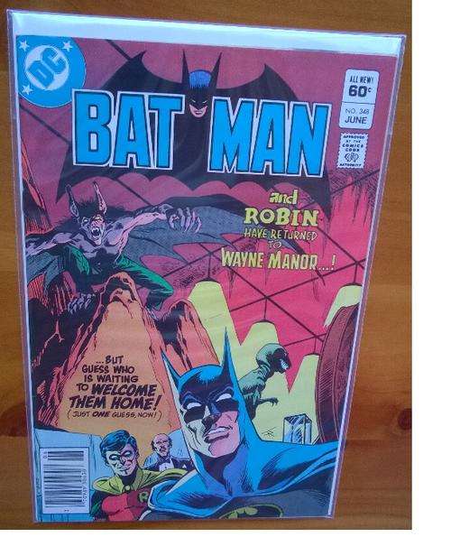 Batman issue #348 (1982) comic.
