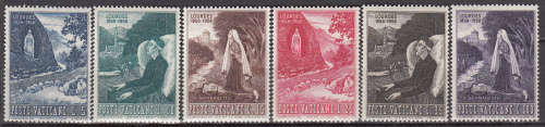 Vatican - 1958 - Mi # 281-286  -   M**