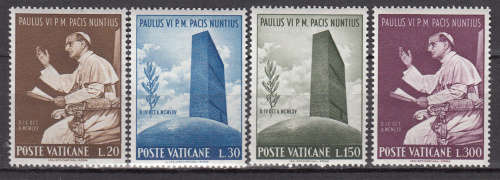 Vatican - 1965 - Mi # 482-485  M**