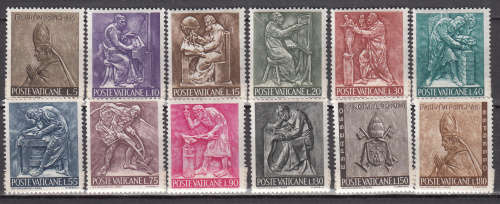 Vatican - 1966 - Mi #489-500 M** Marginal set but folded.