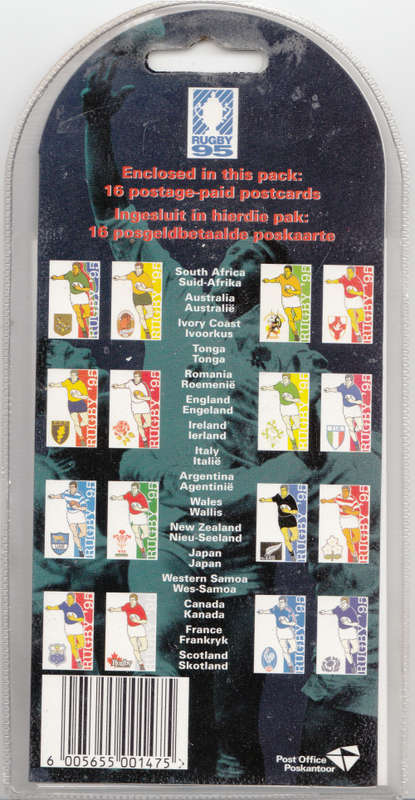 RSA  1995 Ruby World Cub - Maxi Cards - set of 16 sealed in on card.