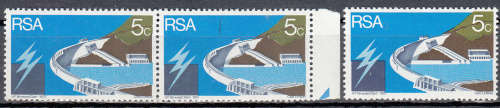 RSA - SACC 313 - Hendrik Verwoerd Dam with varieties - M** - Please see below