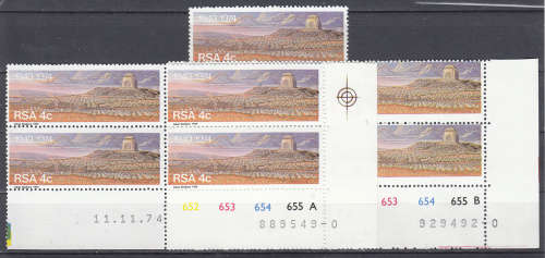 RSA 1974 - SACC 379 - Single stamp with CB A + B - M** + M* (11.11.74)