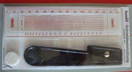 Hawid 601 - Glass ruler and cutter - still sealed.