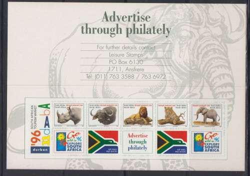 RSA - 6th Def Issue - Book 22 - Provisional Booklet - 1996 INDABA - Bk 4 R1/1
