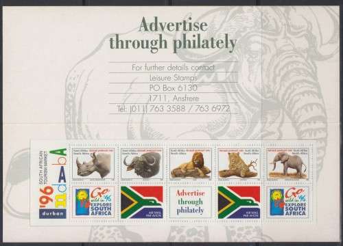 RSA - 6th Def Issue - Book 22 - Provisional Booklet - 1996 INDABA - Bk 7 - R2/5