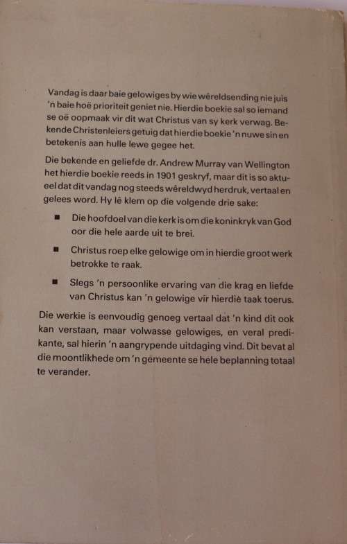 Andrew Murrray - Die sleutel tot `n kragtige getuienisaksie