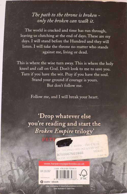 Emperor of Thorns- Mark Lawrence