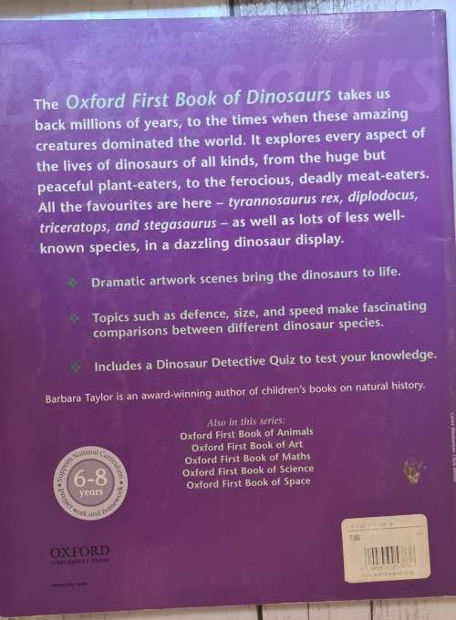 Oxford First Book of Dinosaurs Book by Barbara Taylor