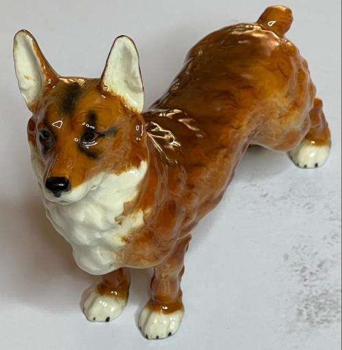 GOEBEL W Germany CH619 Porcelain Standing Large Dog Figurine 1968 6.5`L 5`H