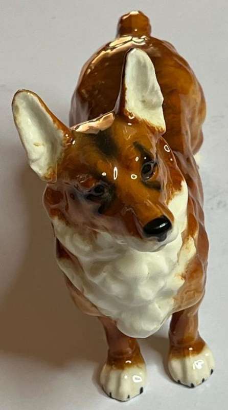 GOEBEL W Germany CH619 Porcelain Standing Large Dog Figurine 1968 6.5`L 5`H
