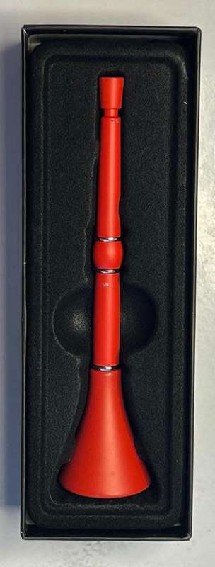 I am South African Vuvuzela Pen with Black Ink in Colour Gift Box - Andy Cartwright (Red)