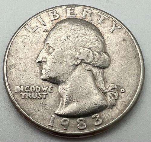 1983 D Washington Quarter