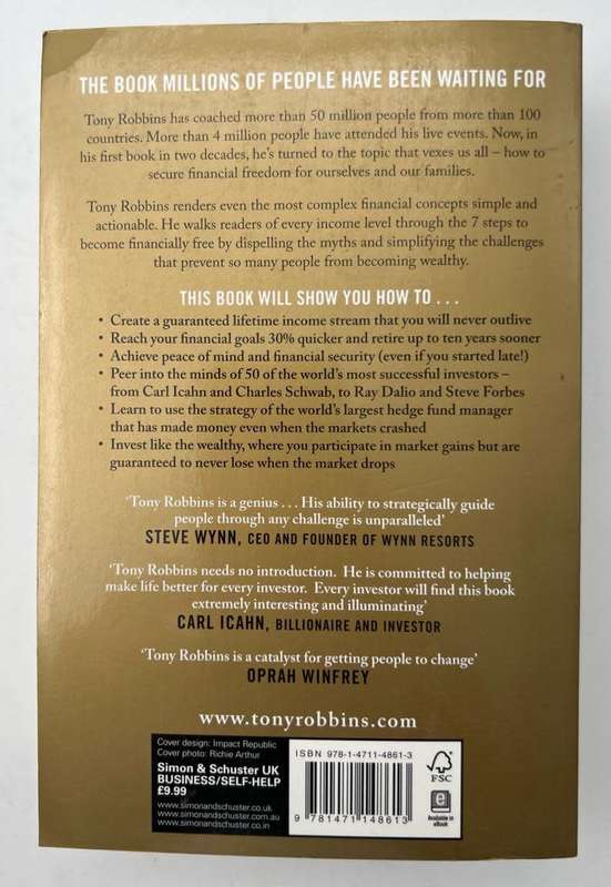 Money Master the Game - 7 Simple Steps to Financial Freedom (Paperback) Tony Robbins