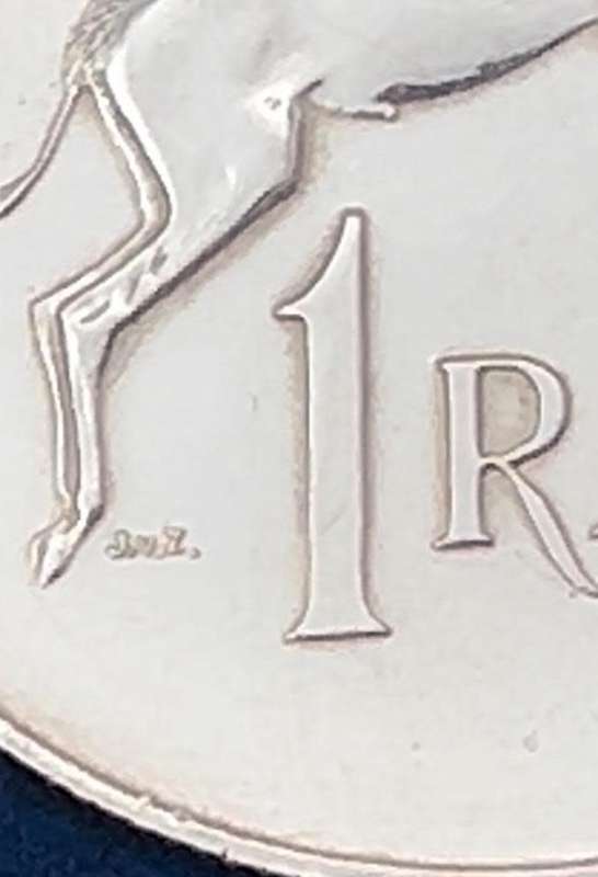 One Rand 1967 Verwoerd (English), Coin from South Africa - Uncirculated