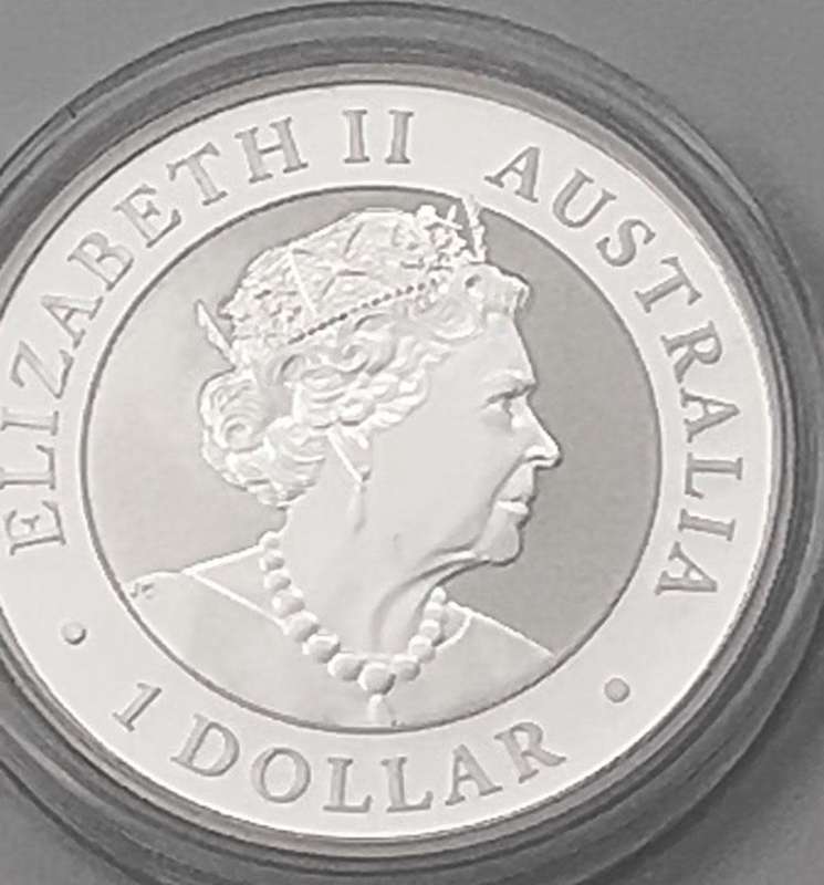 2022 Australian Silver Kookaburra 1 OZ Pure Fine Silver Coin with Capsule