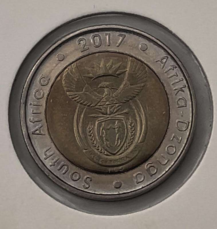 South Africa 5 rand, 2017 Order of the Companions of O. R. Tambo