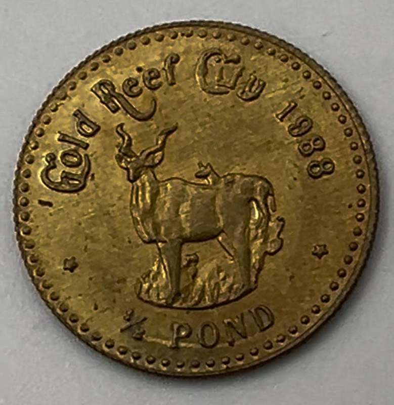 Token - ½ Pond - Gold Reef City