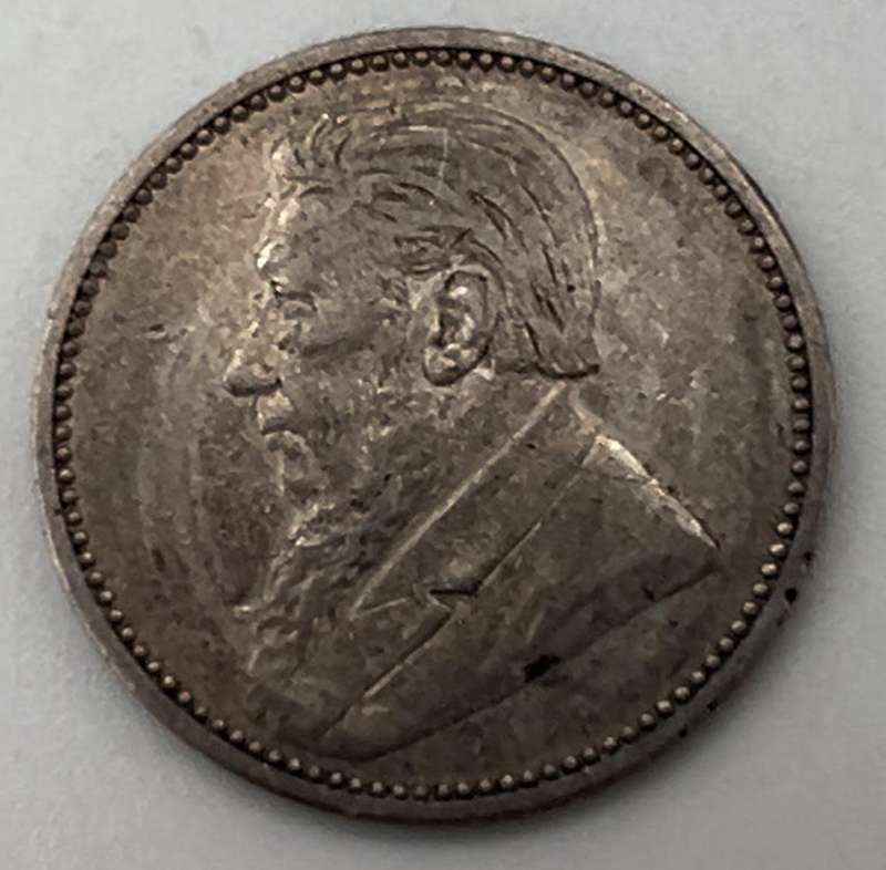 6 Penny Zuid Afrikaansche Republiek 1896