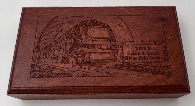 Silver Proof Combo Set R2 and 2 1/2c Trains of South Africa - Gautrain - Mintage 661
