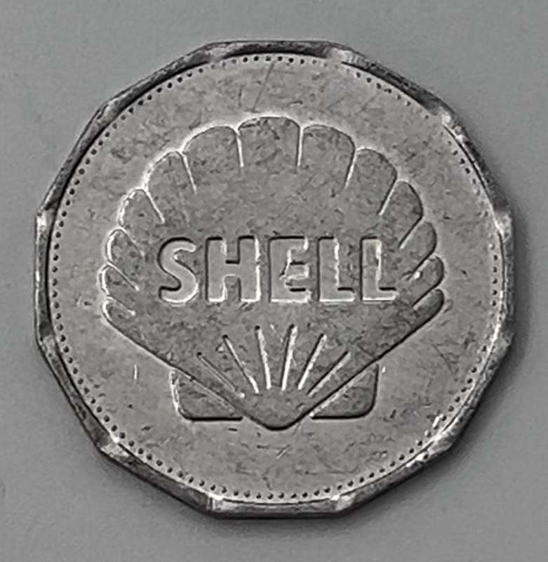 Token - Shell - Man in Flight - Louis Bleriot, 1909