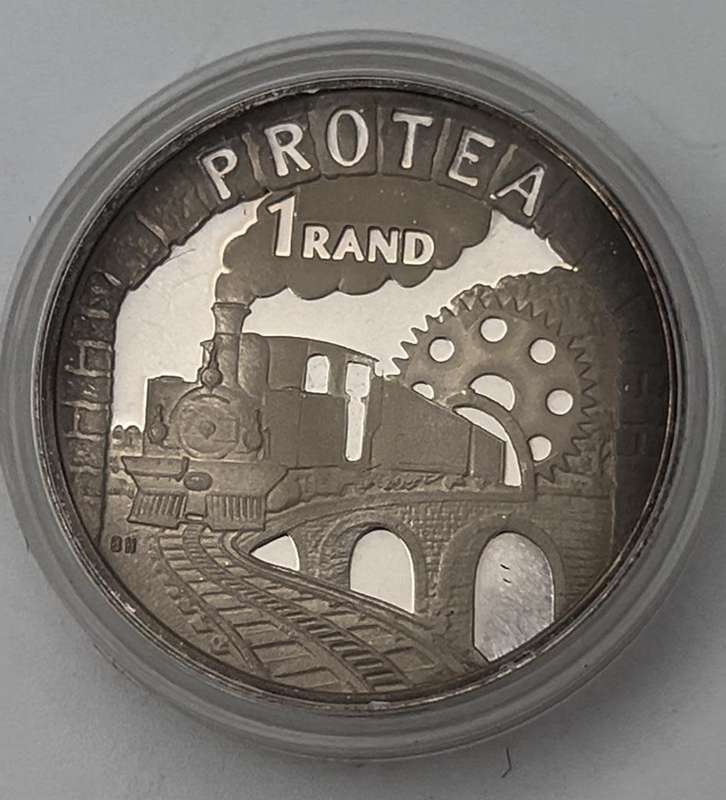 1 Rand Railway Centennial South Africa 1995