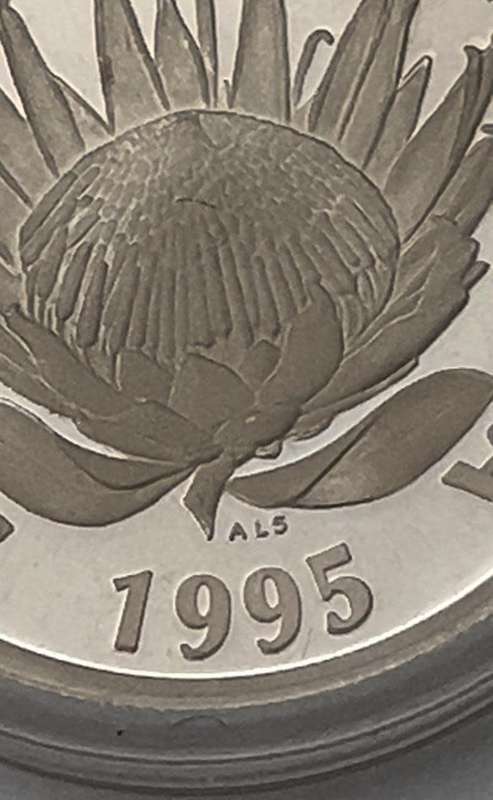 1 Rand Railway Centennial South Africa 1995