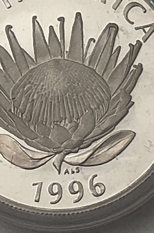 1 Rand South African Constitution Silver Coin 1996