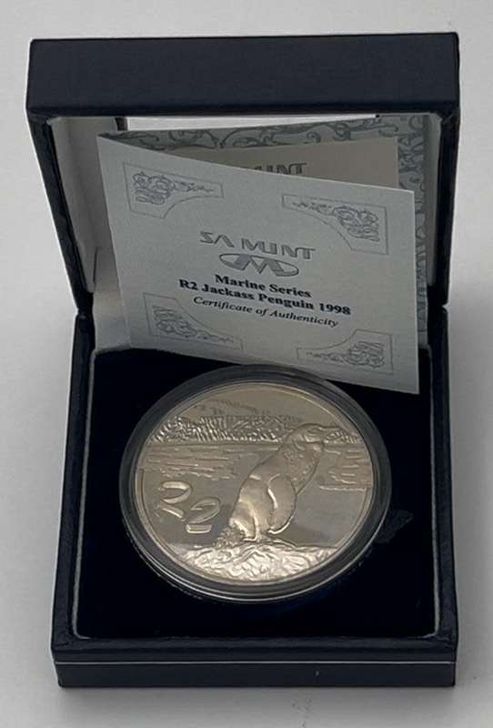 2 Rand African Penguin Silver Coin 1998