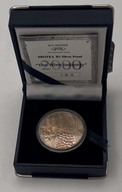1 Rand The Wine Industry Silver Coin 2000