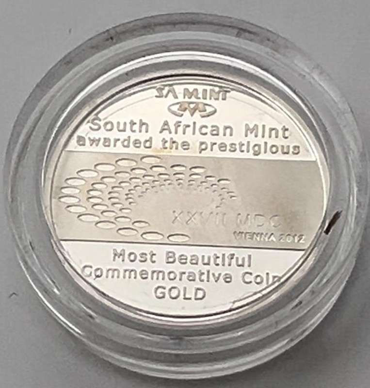 2011 Silver Natura Meerkat Award Medallion, Tickey size, 500 Minted only