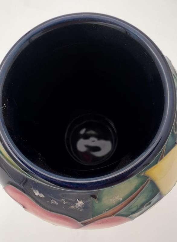 Moorcroft Pottery Golden Jubilee pattern vase, designed by Emma Bossons, circa 2001