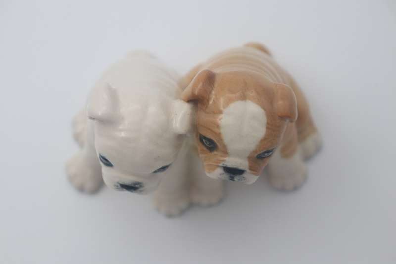 ROYAL DOULTON THE BULLDOG PUPS DA248 FAWN FIGURE LTD ED 98/1000