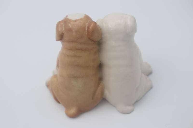 ROYAL DOULTON THE BULLDOG PUPS DA248 FAWN FIGURE LTD ED 98/1000