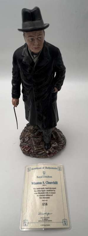 Royal Doulton -Winston S Churchill- Limited Edition Figure Hn3433 1992
