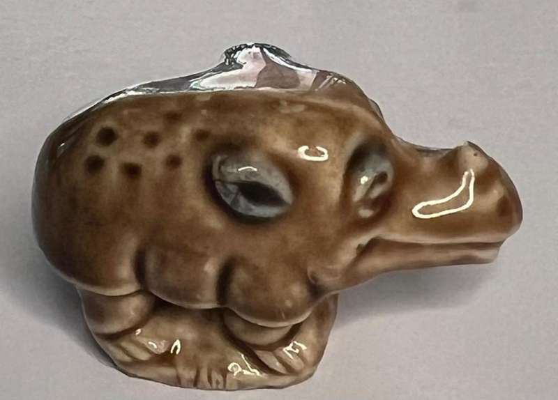 Vintage WADE WHIMSIES Flintstones Dinosaur Rhino FIGURINE