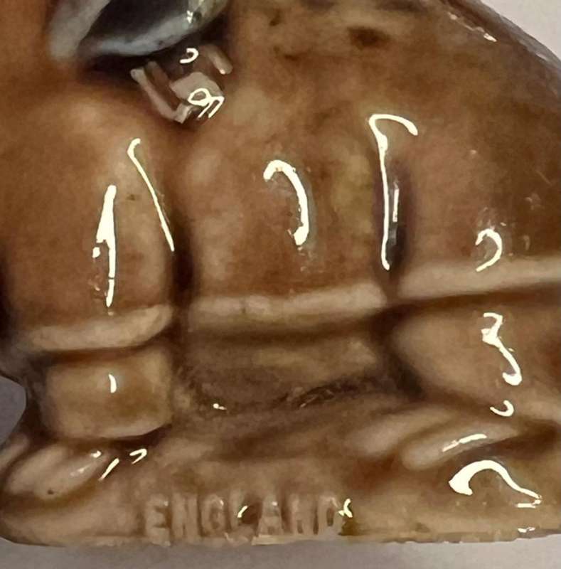 Vintage WADE WHIMSIES Flintstones Dinosaur Rhino FIGURINE