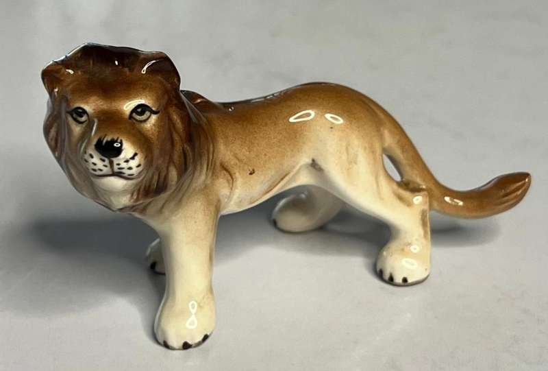 Lion and dog figurine