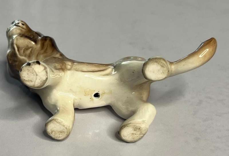 Lion and dog figurine