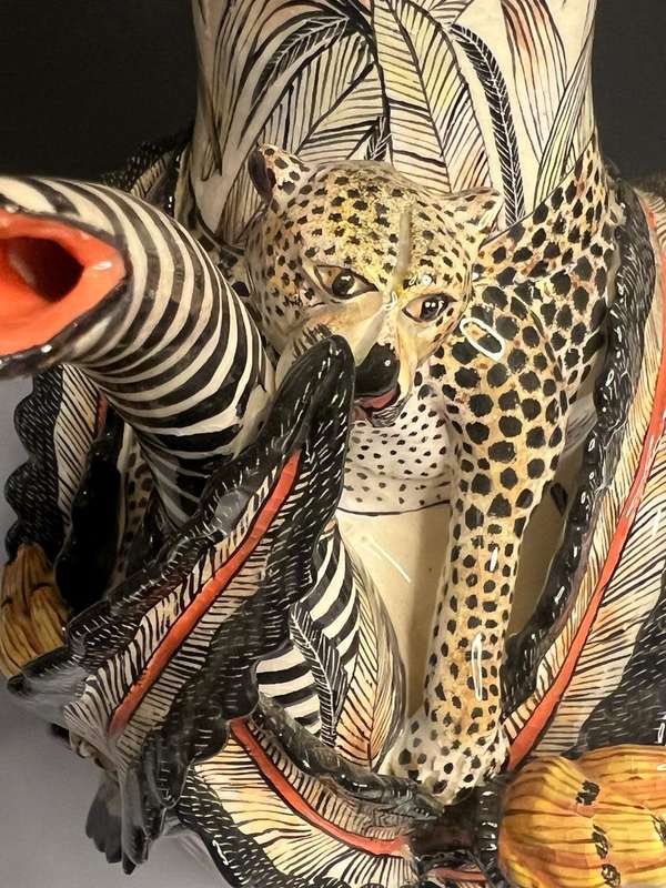 Ardmore Exclusive Stunning Cheetah Teapot - One of a kind