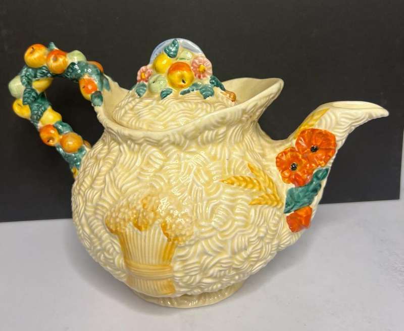 Clarice Cliff Celtics Harvest Leaf and Berry Pattern Tea Pot