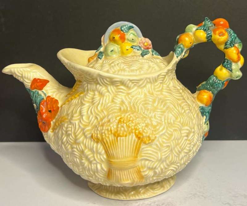 Clarice Cliff Celtics Harvest Leaf and Berry Pattern Tea Pot