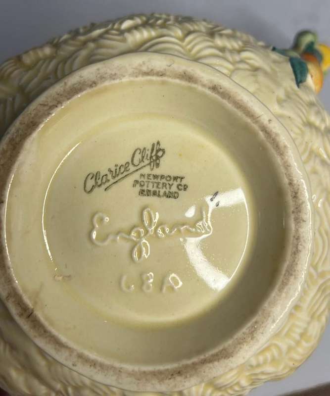 Clarice Cliff Celtics Harvest Leaf and Berry Pattern Tea Pot
