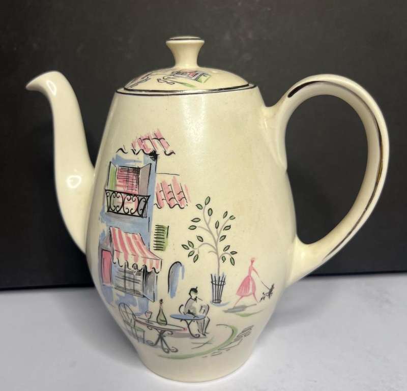 Rare Coffee Pot & Lid Montmartre by MEAKIN, ALFRED