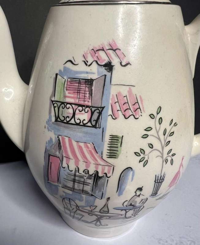 Rare Coffee Pot & Lid Montmartre by MEAKIN, ALFRED
