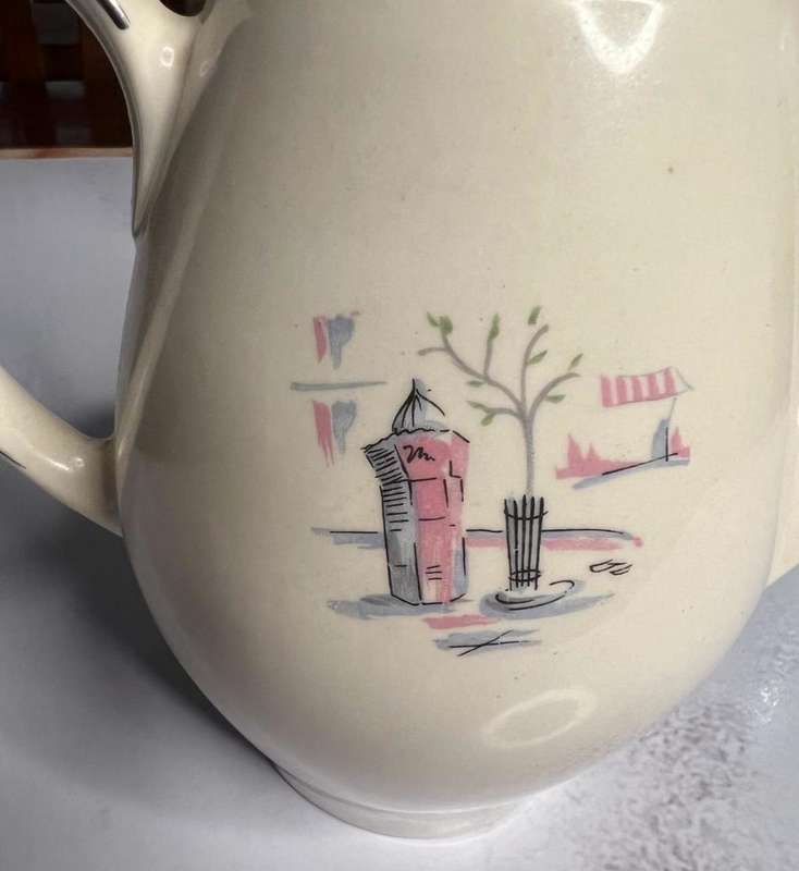 Rare Coffee Pot & Lid Montmartre by MEAKIN, ALFRED