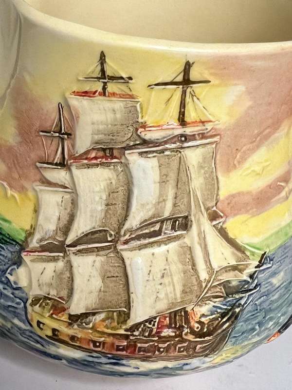 Rare Royal Doulton `Famous Ships - The Sirius` Medium Jug D5957 c1938