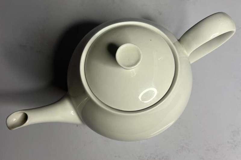 Vintage Richard Ginori White Porcelain Teapot